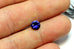 blue sapphire lab created 1.48ct round cut 7.05-7.10x4.05mm new loose gemstone