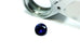blue sapphire lab created 1.48ct round cut 7.05-7.10x4.05mm new loose gemstone
