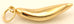 10k yellow gold 1.25 inch Cornicello Good Luck Horn estate vintage 4.92 grams