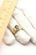 14k yellow gold 3ct mystic topaz mother of pearl love heart ring size 8 6.72g