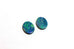 matched pair 10x8mm oval black opal doublets peacock color 3.65ctw loose new