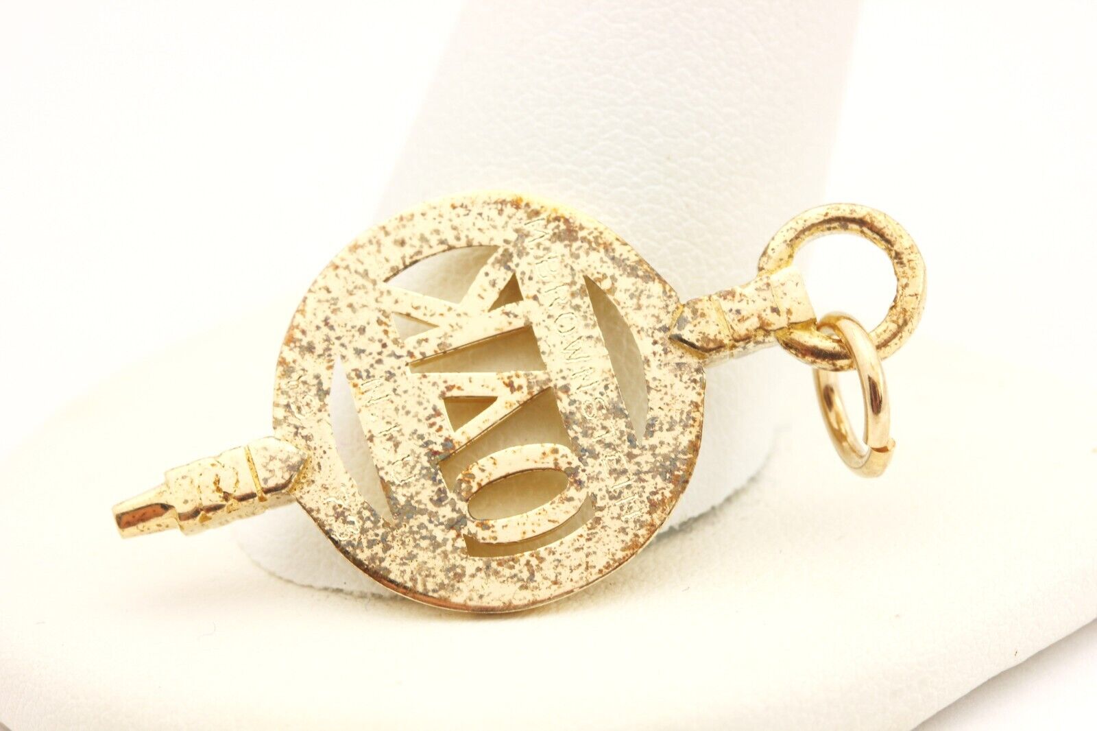 10k yellow gold college fraternity sorority pendant omicron Delta Kappa 4.42g