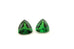 natural Tsavorite matched pair green garnets 1.02ctw triangles new loose gem