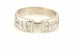 Platinum 0.83ctw princess diamond invisible set engagement ring semi mount NEW