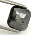 3.35ct black diamond square cushion step cut mix 2 sided 8.44x7.91x4.98mm NEW