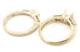 TACORI 18k white gold engagement ring semimount wedding band size 6.5 8g estate