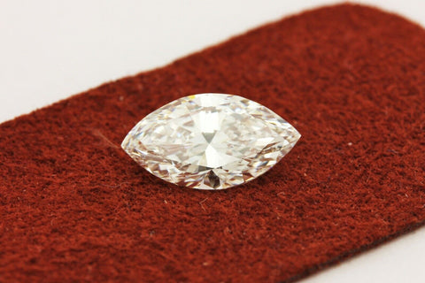 GIA natural diamond 1.03ct marquise F SI1 9.88x5.43x3.42mm estate vintage