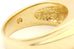 14k yellow gold 0.44ctw diamond man's band size 8.5 ring 8.66g vintage estate