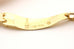 Italy 585 14k yellow gold 17 inch bar necklace lobster 11.98g vintage estate