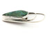 Israel 925 sterling silver Eilat pear stone 2.25 inch pendant pin brooch 14.86g