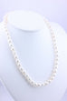 Akoya pearl strand necklace 8mm 18 inch round white 7.5-8m 14k gold clasp estate