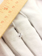 Chatham lab grown created white sapphire 1.82ct 7mm round brilliant loose new