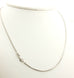 14k white gold Franco chain necklace lobster 16 inch 1.25mm 2.77g new